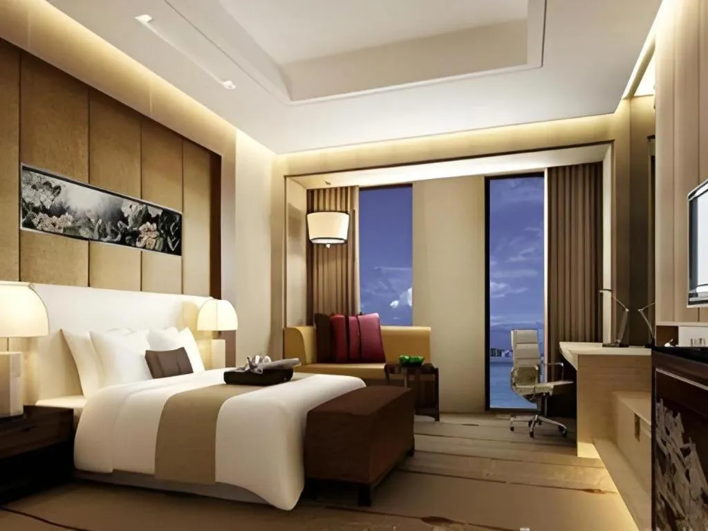 Bed in Zhengzhou Swan City International Hotel