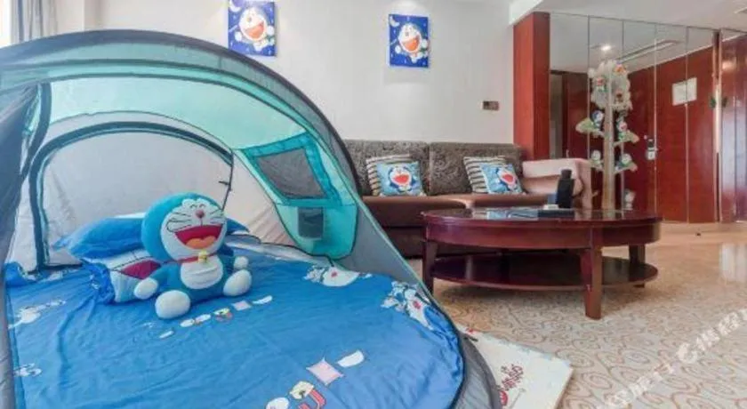 Bed in Chengdu Yinsheng International Hotel