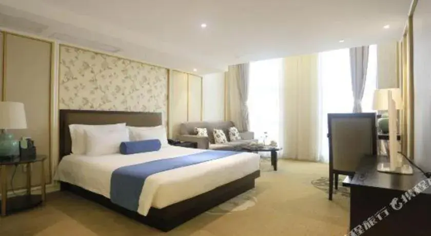 Bed in Ningbo East Shipu Hotel Bed in Ningbo East Shipu Hotel