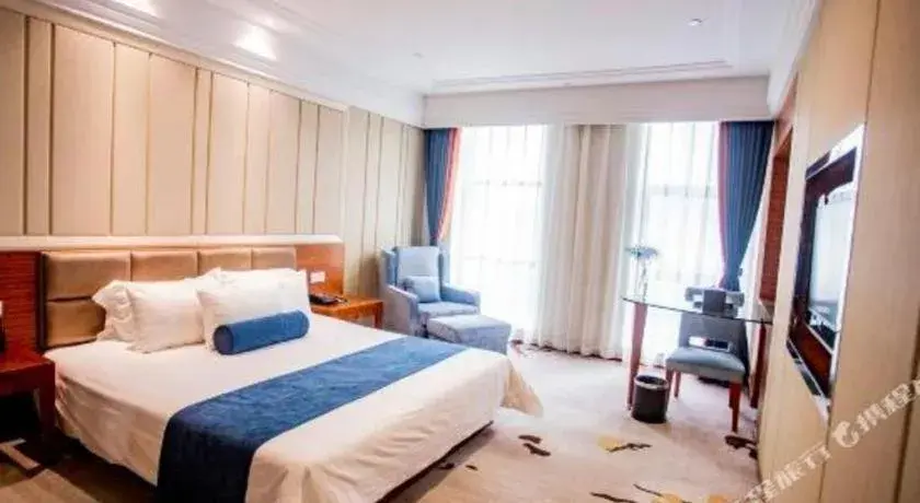 Bed in Ningbo East Shipu Hotel Bed in Ningbo East Shipu Hotel