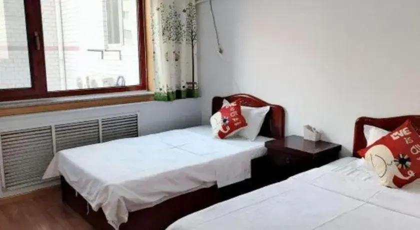 Bed in Weihai Huayu Business Hotel Bed in Weihai Huayu Business Hotel