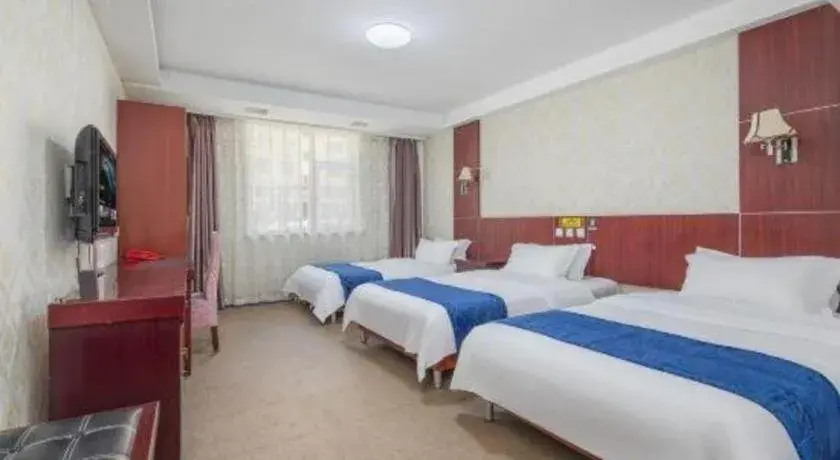 Bed in Weihai Huayu Business Hotel Bed in Weihai Huayu Business Hotel