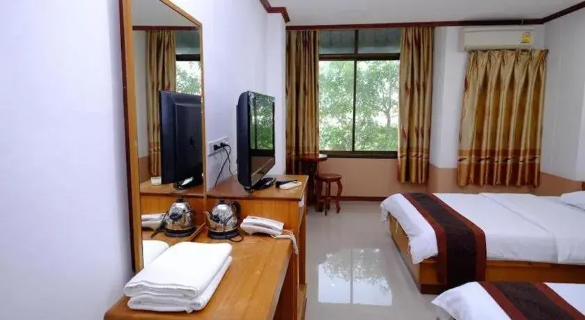 Bed in PC Palace Hotel Bed in PC Palace Hotel