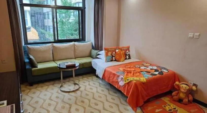 Bed in Lian Yun Hotel