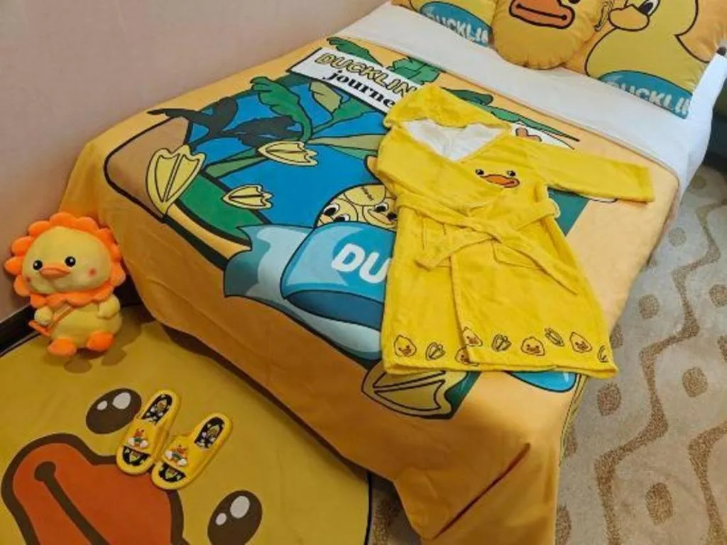 Bed in Lian Yun Hotel