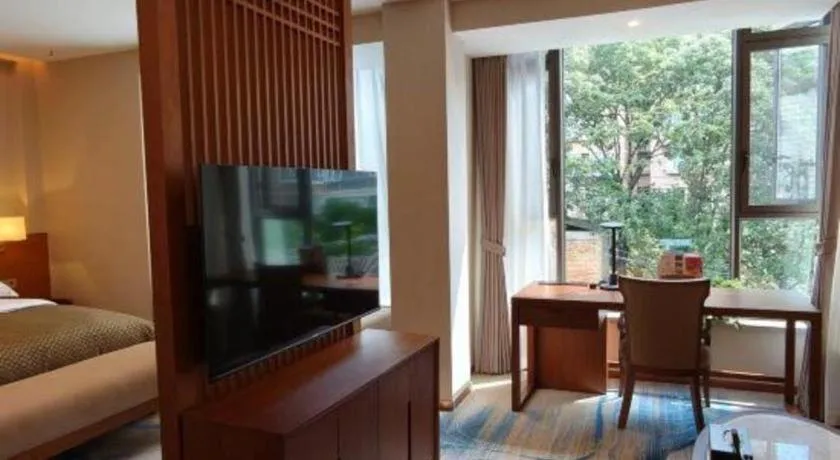 Bed in Lian Yun Hotel