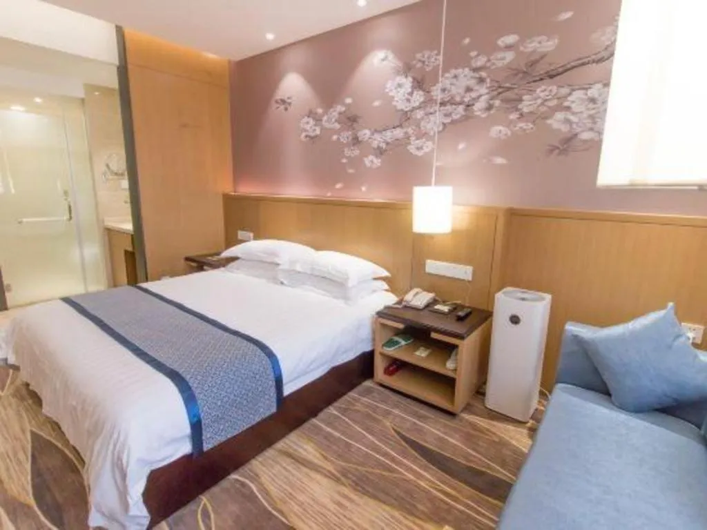 Bed in Huzhou Zhebei Hotel