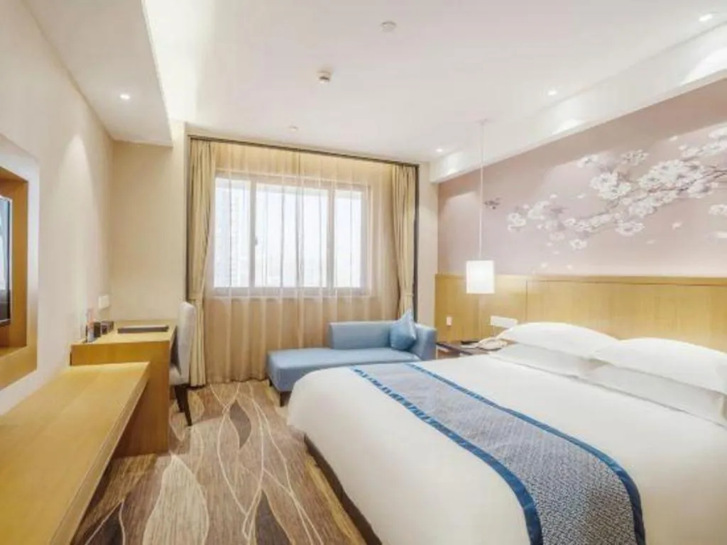 Bed in Huzhou Zhebei Hotel