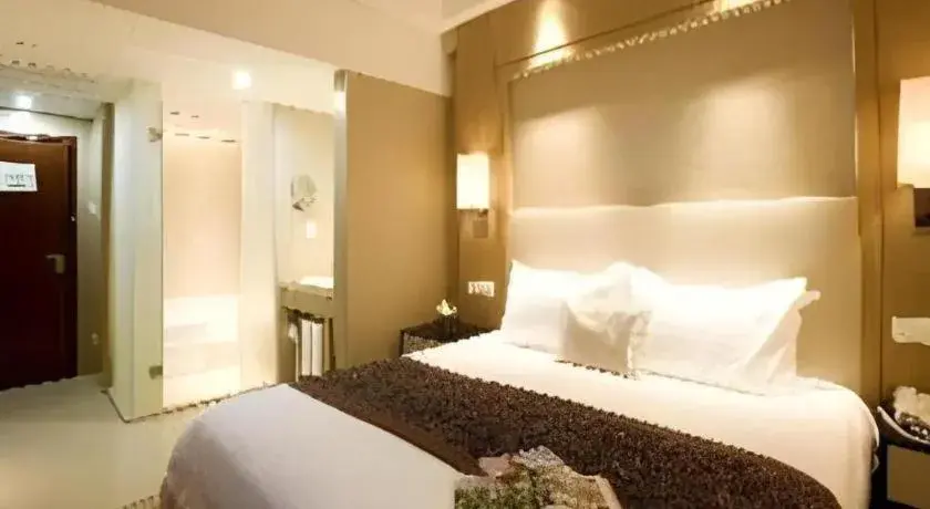 Bed in Huzhou Zhebei Hotel Bed in Huzhou Zhebei Hotel