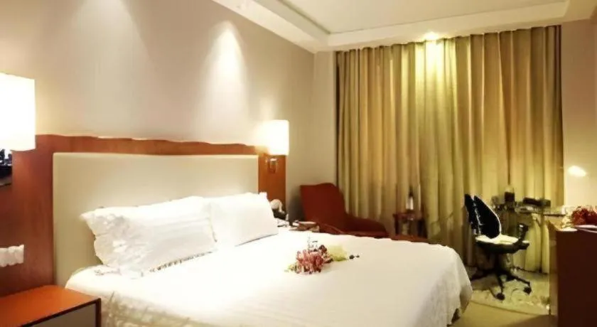 Bed in Huzhou Zhebei Hotel