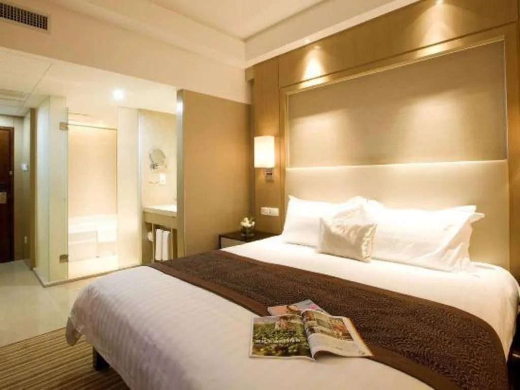 Bed in Huzhou Zhebei Hotel