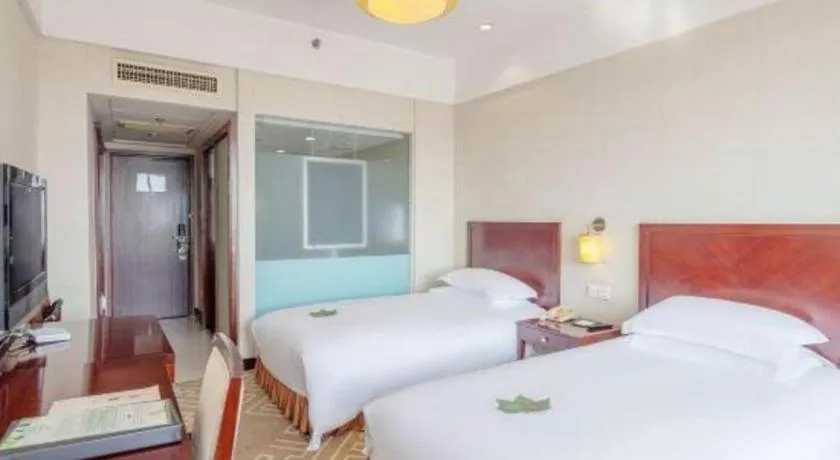 Bed in Huzhou Zhebei Hotel