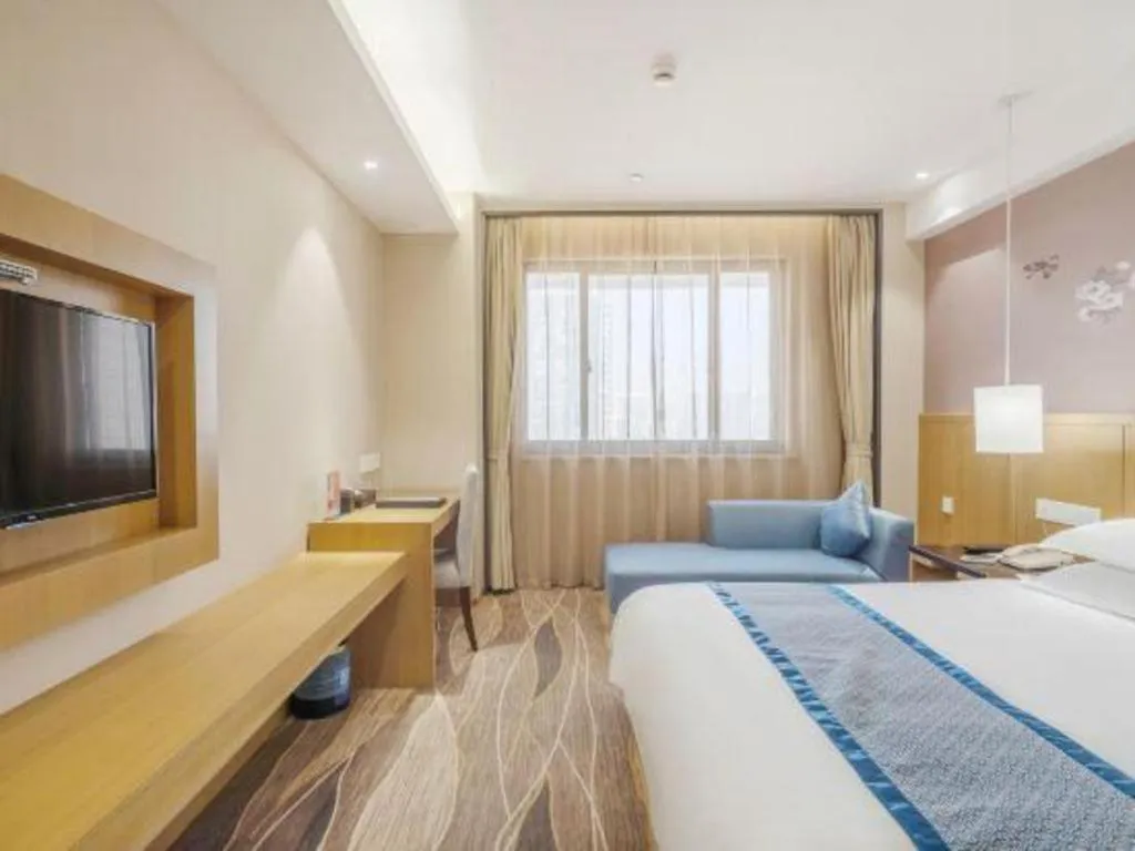 Bed in Huzhou Zhebei Hotel