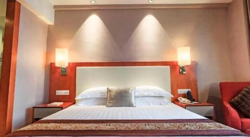 Bed in Huzhou Zhebei Hotel