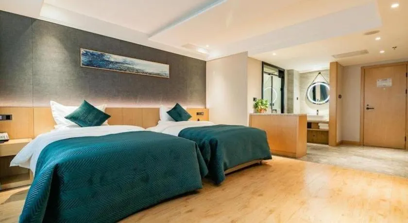 Bed in Xian Katie Eastman Hotel