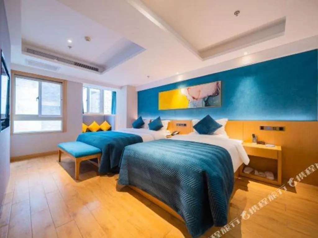 Bed in Xian Katie Eastman Hotel