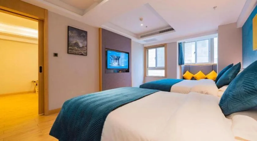 Bed in Xian Katie Eastman Hotel