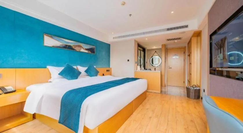 Bed in Xian Katie Eastman Hotel