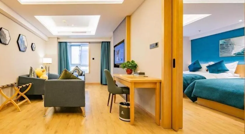 Bed in Xian Katie Eastman Hotel