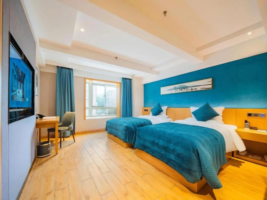 Bed in Xian Katie Eastman Hotel