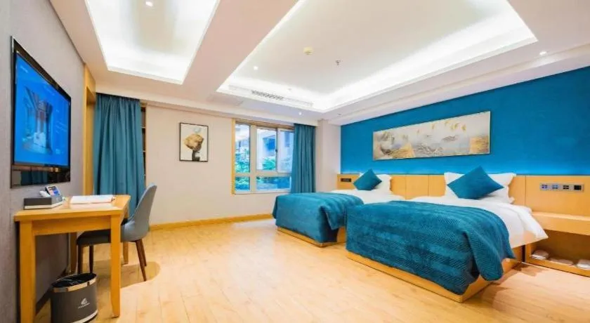 Bed in Xian Katie Eastman Hotel