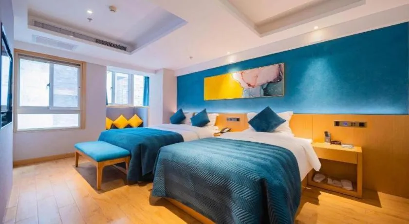 Bed in Xian Katie Eastman Hotel