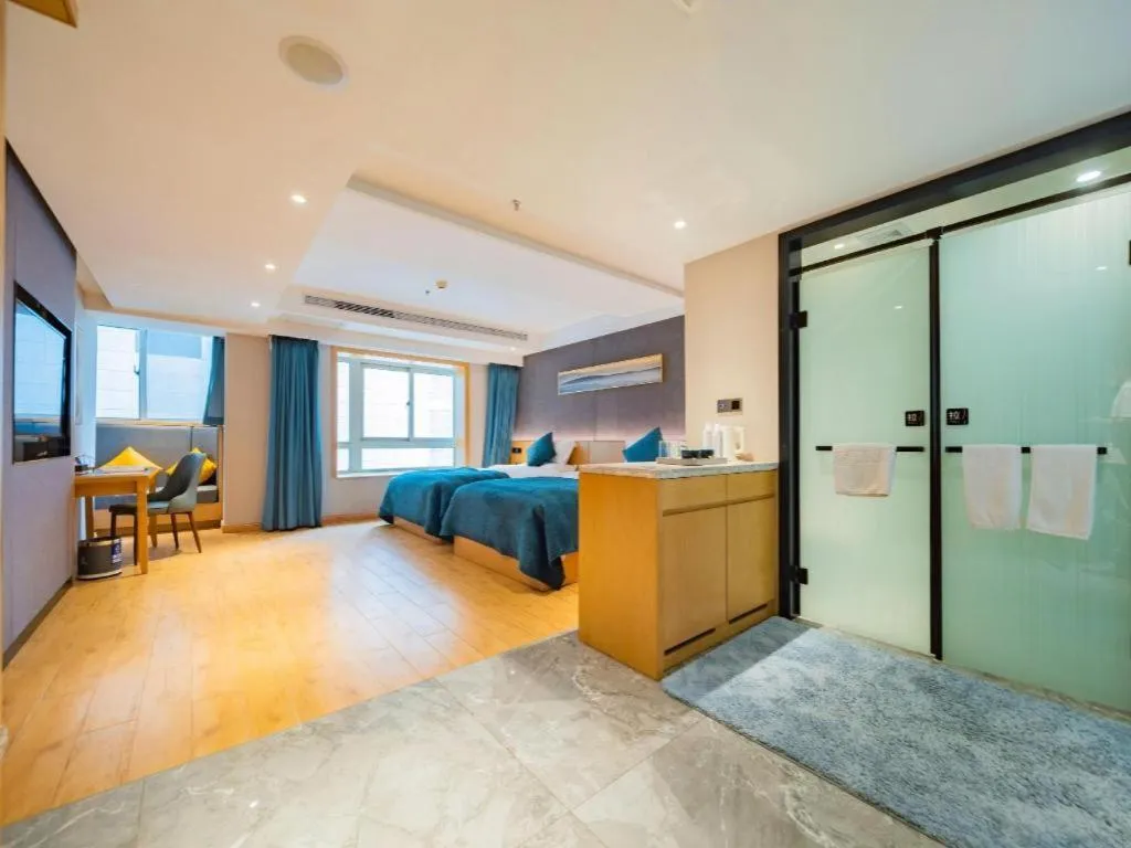 Bed in Xian Katie Eastman Hotel