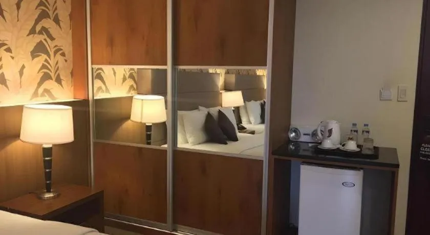 Bed in GT Hotel Bacolod