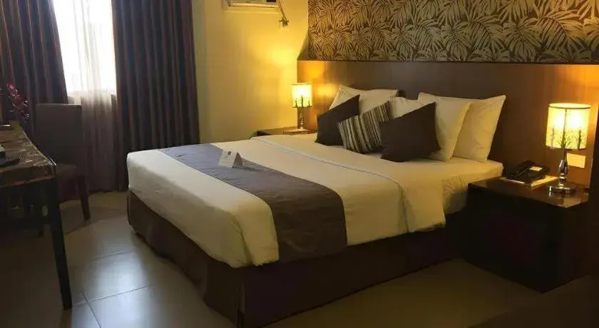 Bed in GT Hotel Bacolod Bed in GT Hotel Bacolod