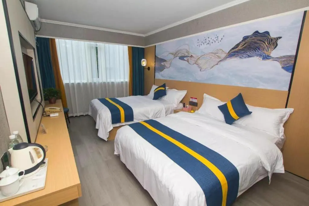 Bed in Jintone Hotel Beiliu Yongan Branch