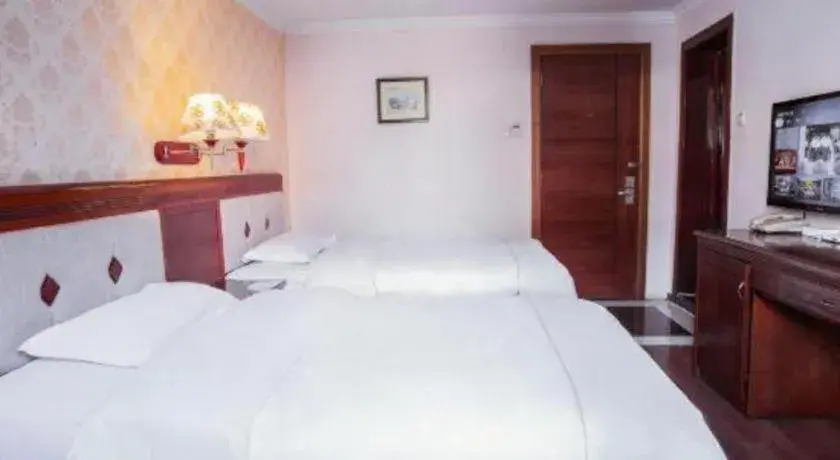 Bed in Jintone Hotel Beiliu Yongan Branch Bed in Jintone Hotel Beiliu Yongan Branch