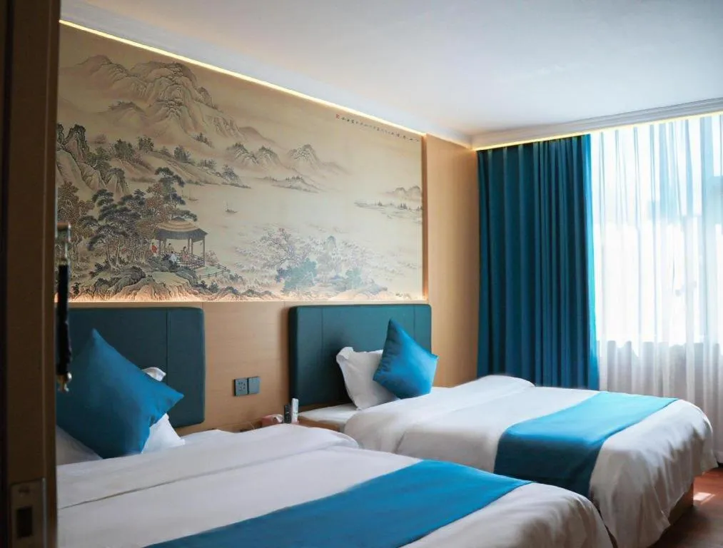 Bed in Jintone Hotel Beiliu Yongan Branch