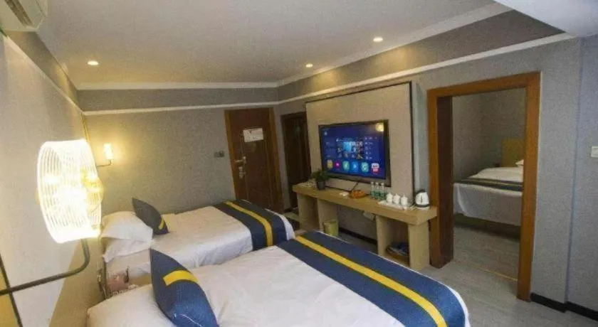 Bed in Jintone Hotel Beiliu Yongan Branch
