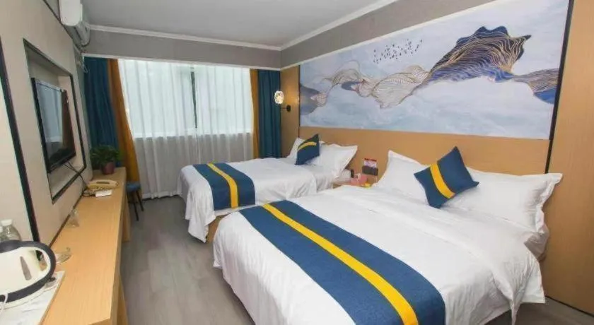 Bed in Jintone Hotel Beiliu Yongan Branch