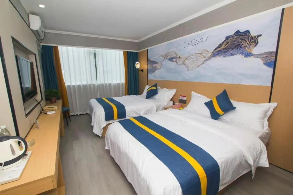 Bed in Jintone Hotel Beiliu Yongan Branch