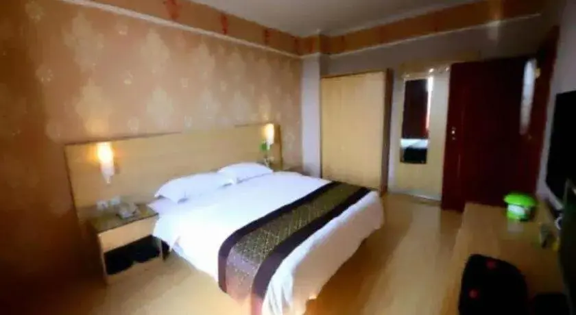 Bed in Jintone Hotel Beiliu Yongan Branch Bed in Jintone Hotel Beiliu Yongan Branch