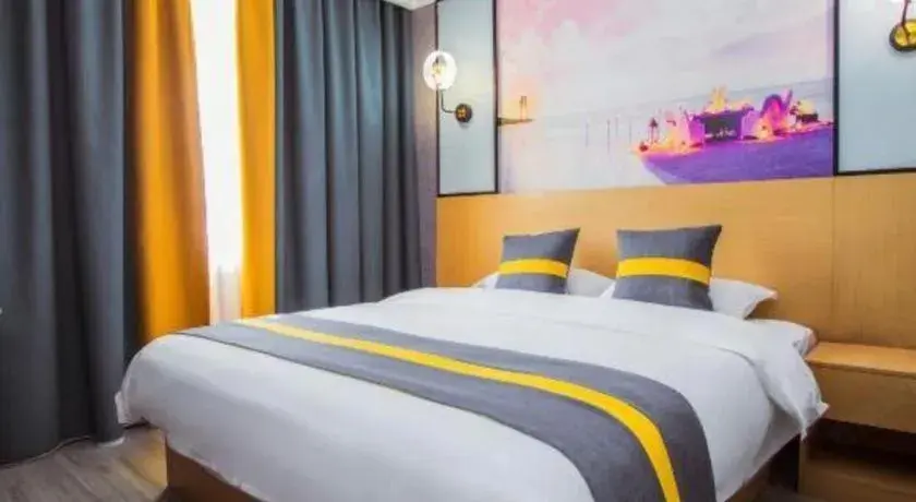 Bed in Jintone Hotel Beiliu Yongan Branch Bed in Jintone Hotel Beiliu Yongan Branch