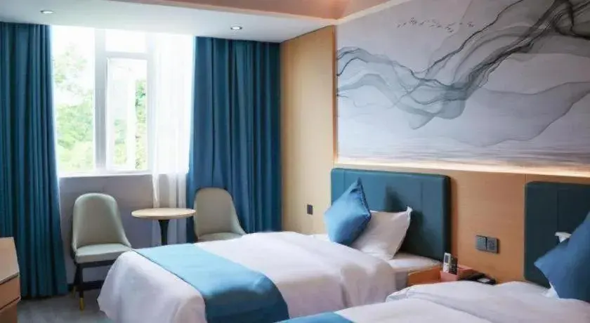 Bed in Jintone Hotel Beiliu Yongan Branch Bed in Jintone Hotel Beiliu Yongan Branch