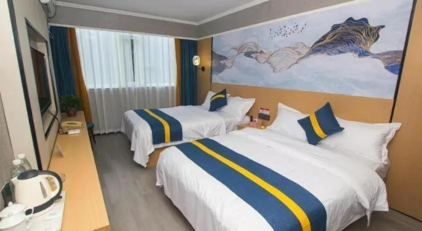 Bed in Jintone Hotel Beiliu Yongan Branch