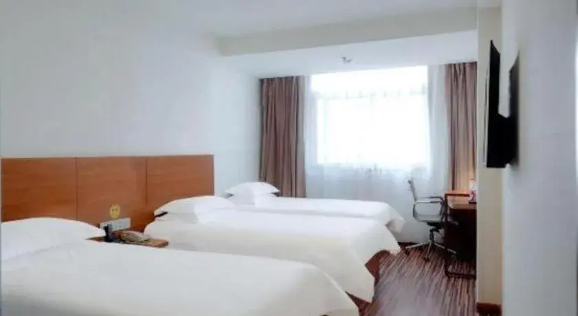 Bed in Jinjiang Inn Style Taiyuan South Inner Ring North Campus Finance and Economics University Bed in Jinjiang Inn Style Taiyuan South Inner Ring North Campus Finance and Economics University