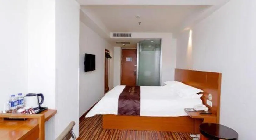 Bed in Jinjiang Inn Style Taiyuan South Inner Ring North Campus Finance and Economics University