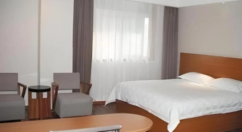 Bed in Jinjiang Inn Style Taiyuan South Inner Ring North Campus Finance and Economics University
