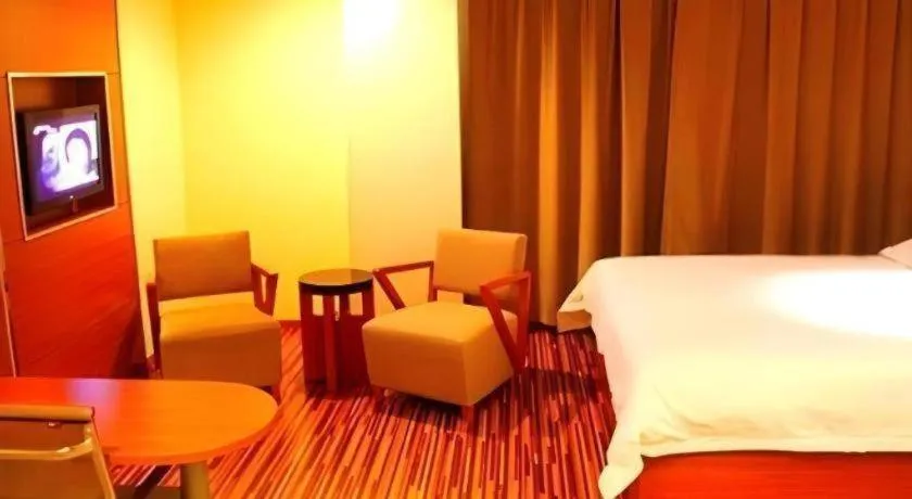 Bed in Jinjiang Inn Style Taiyuan South Inner Ring North Campus Finance and Economics University
