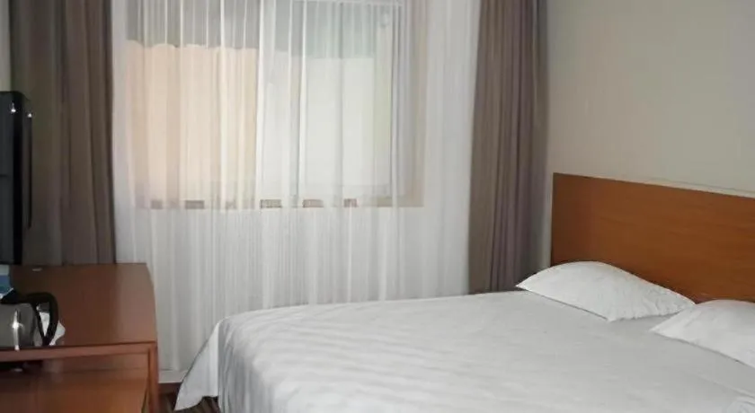 Bed in Jinjiang Inn Style Taiyuan South Inner Ring North Campus Finance and Economics University