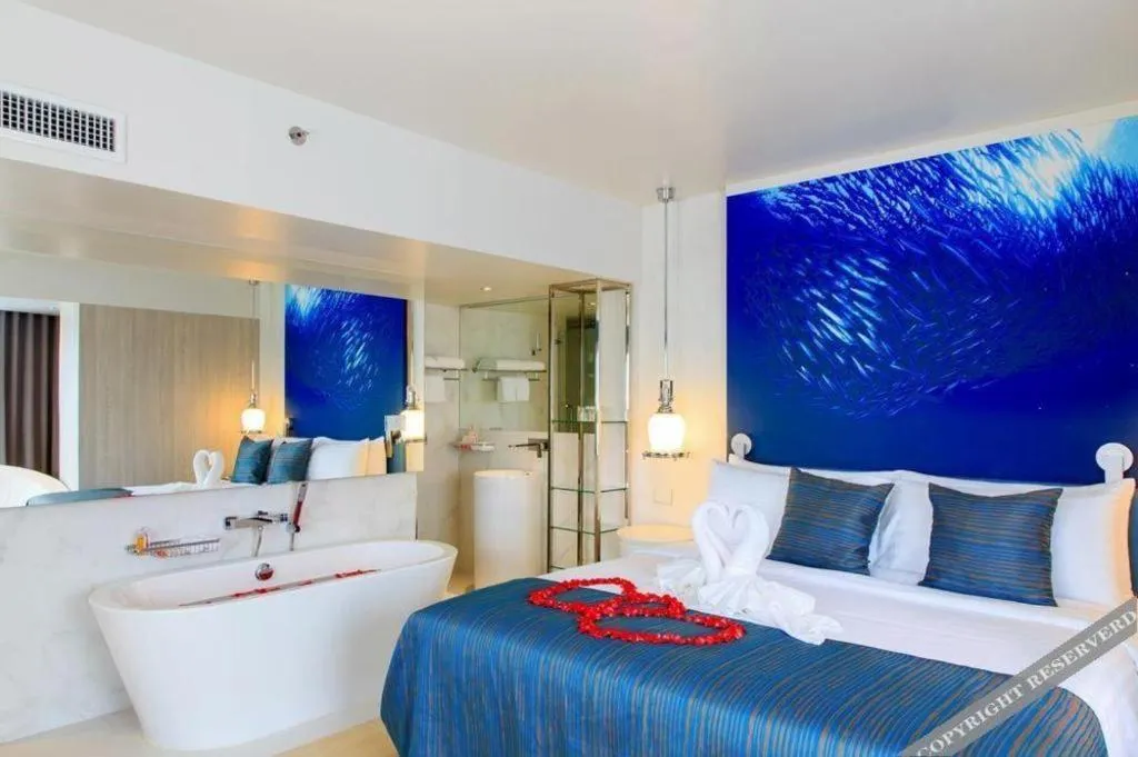 Bed in Grand Scenaria Hotel