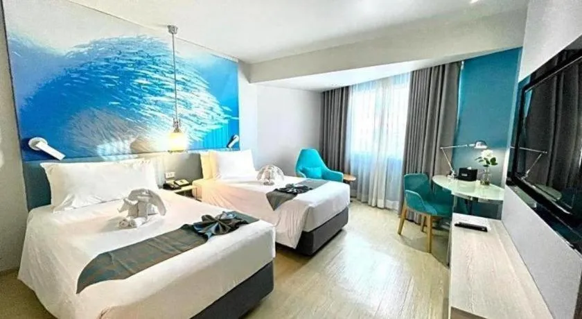 Bed in Grand Scenaria Hotel