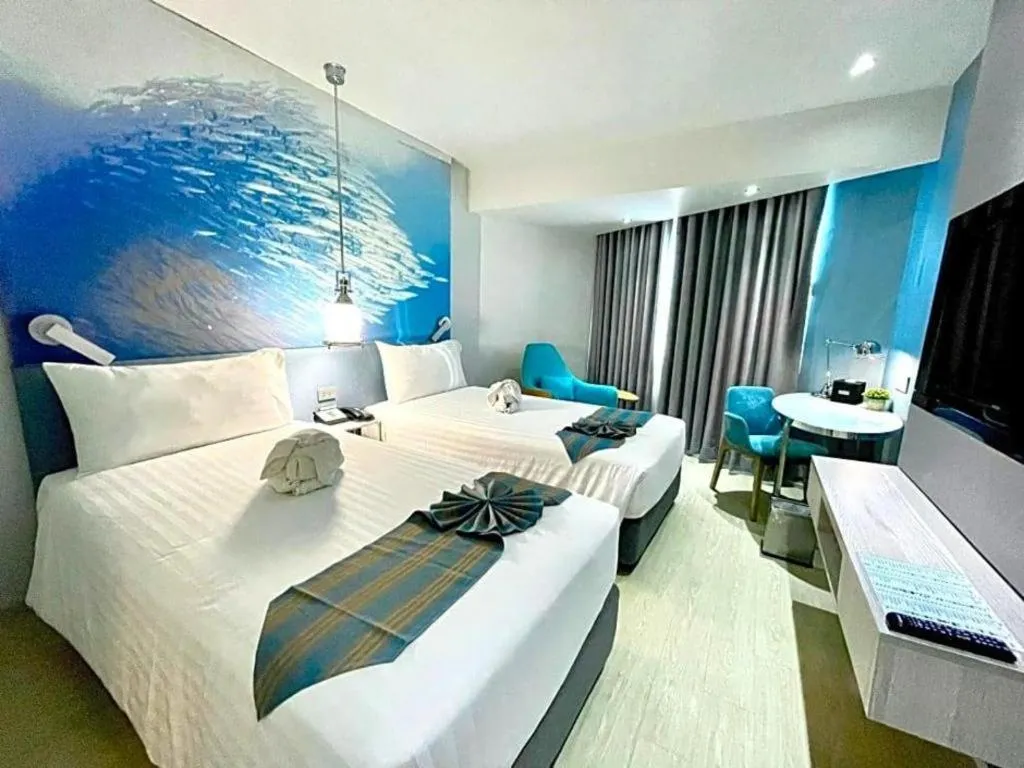 Bed in Grand Scenaria Hotel