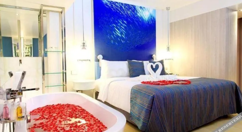 Bed in Grand Scenaria Hotel