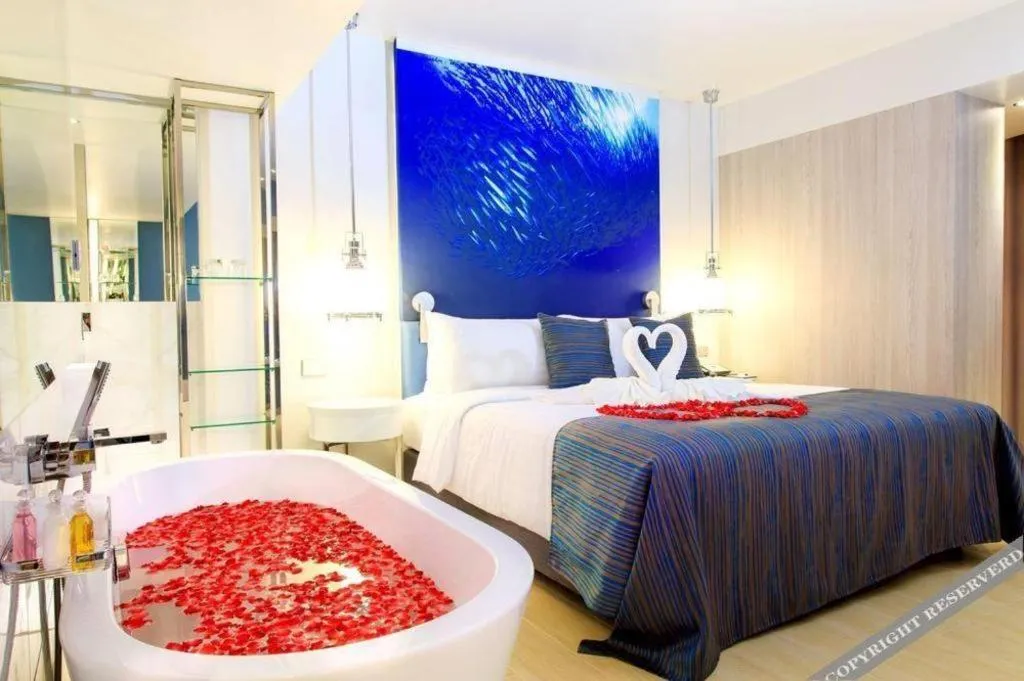 Bed in Grand Scenaria Hotel