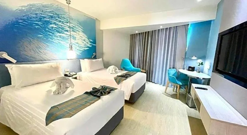 Bed in Grand Scenaria Hotel